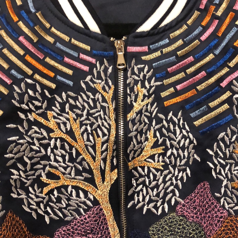 Embroidered Bomber Jacket! - Picture 2 of 5